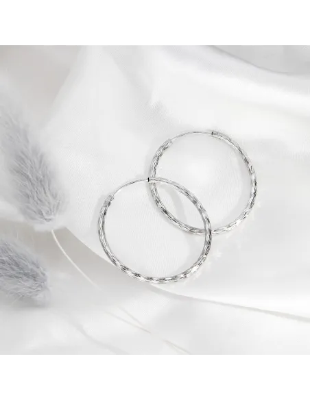 Srebrne Kolczyki Koła