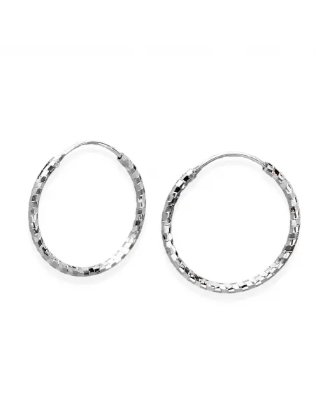 Srebrne Kolczyki - Koła