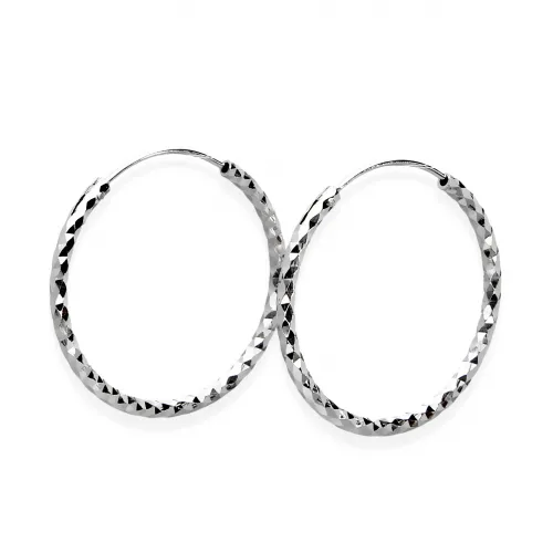 Srebne Kolczyki - Koła