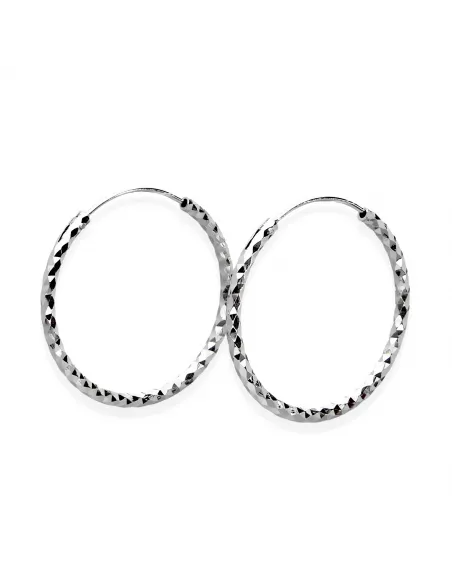 Srebne Kolczyki - Koła