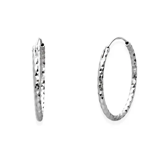 Srebne Kolczyki - Koła