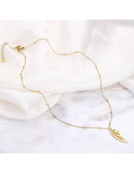 Naszyjnik STAL CHIRURGICZNA - Piórko