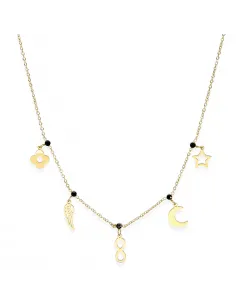 Naszyjnik STAL CHIRURGICZNA Wieloelementowy