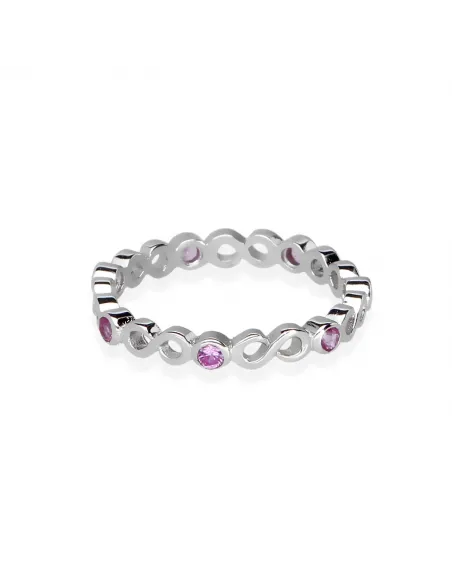 Srebrny Pierścionek Nieskończoność