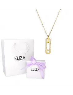 Naszyjnik STAL CHIRURGICZNA Z masą Perłową 2