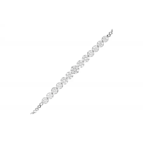 Srebrny komplet z cyrkoniami