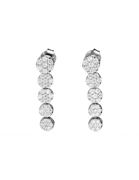 Srebrny komplet z cyrkoniami