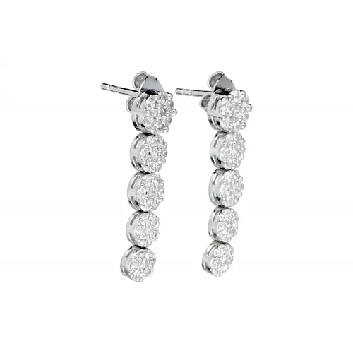 Srebrny komplet z cyrkoniami