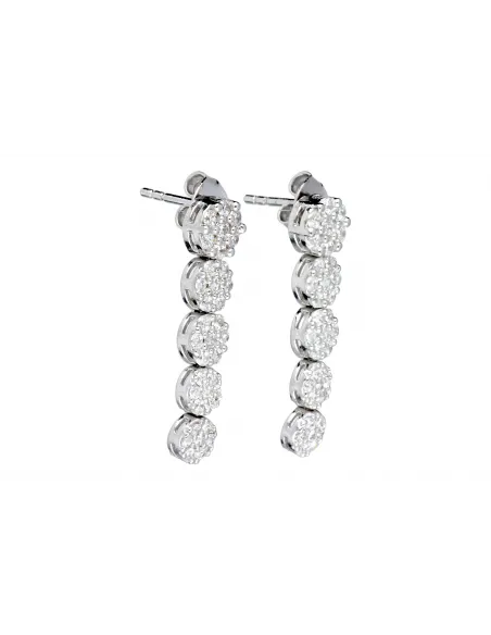 Srebrny komplet z cyrkoniami