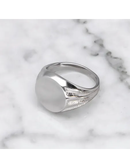 Srebrny Sygnet Męski