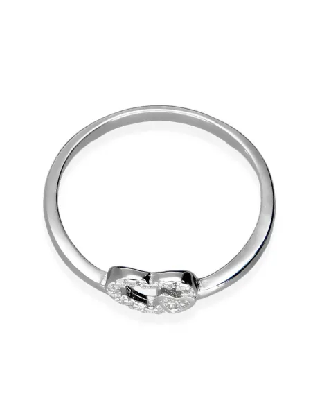 Srebrny Pierścionek Serduszko