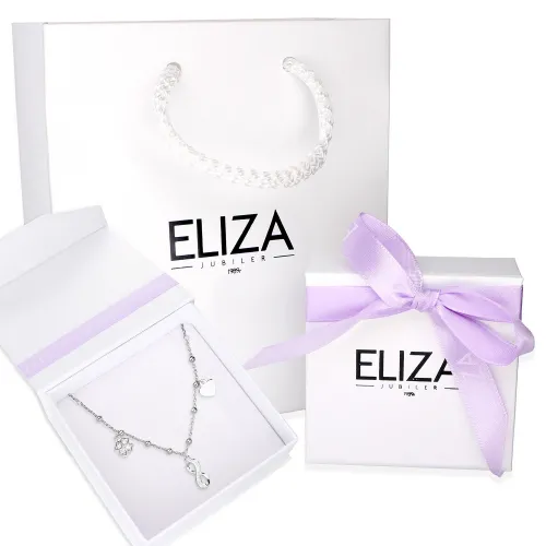 Srebrny Naszyjnik Wieloelementowy