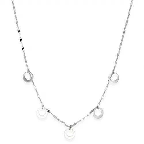 Srebrny Naszyjnik Celebrytkia Balszki