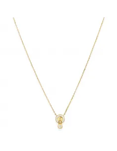 Pozłacany Naszyjnik Kłódka