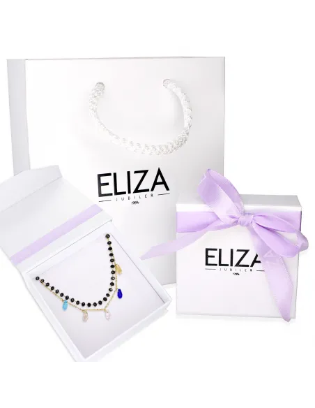 Podwójny Naszyjnik STAL CHIRURGICZNA Kolorowy