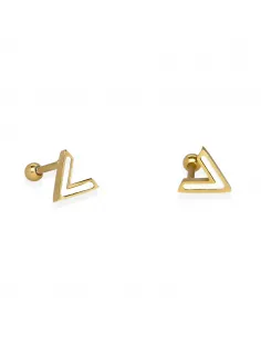 Kolczyki STAL CHIRURGICZNA Z Masą Perłową