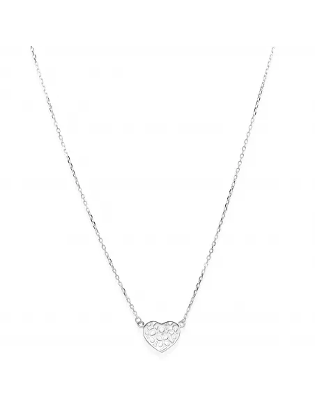 Srebny Naszyjnik - Ażurowe Serce