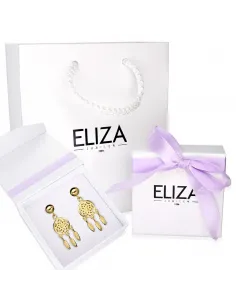 Pozłacane Kolczyki - Łapacz Snów 2