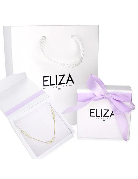 Pozłacany Naszyjnik - Podwójny Splot