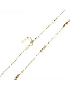 Pozłacany Naszyjnik Z Kuleczkami 2