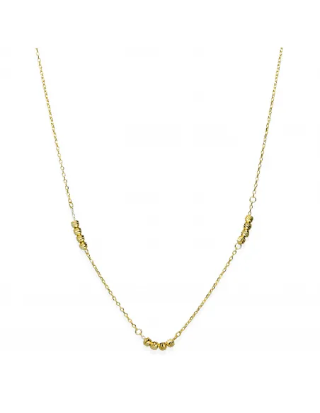 Pozłacany Naszyjnik Z Kuleczkami