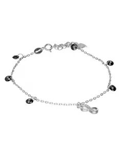 Srebrna bransoletka - nieskończoność