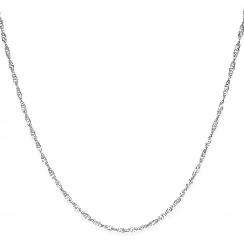 Srebrny Łańcuszek - Singapur 42cm