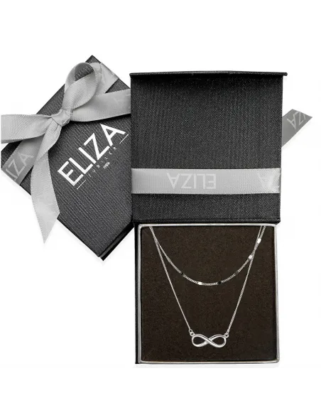 Srebrny Naszyjnik Podwójny