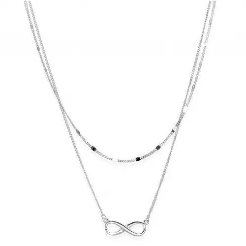 Srebrny Naszyjnik Podwójny