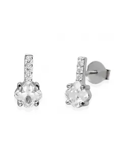 Srebne Kolczyki Z Cyrkoniami