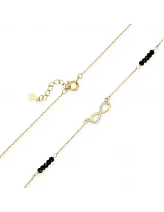 Pozłacany Naszyjnik - Nieskończoność 2