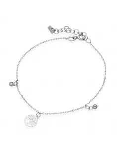 Srebrna Bransoletka - Drzewko Szczęścia