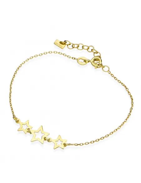Pozłacana Bransoletka Gwiazdki