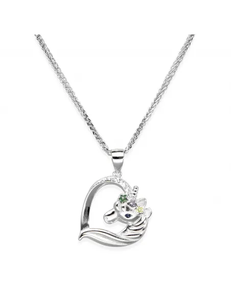 Srebrna Zawieszka - Jednorożec