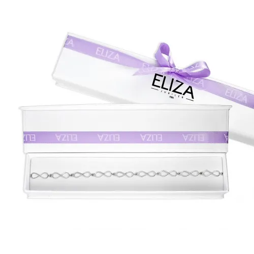 Srebrna bransoletka z nieskończonością