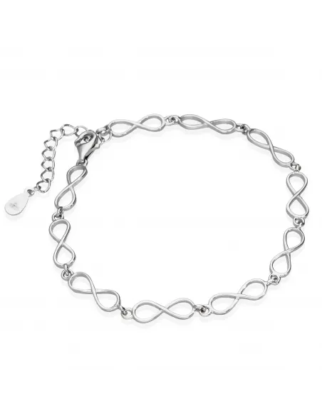 Srebrna bransoletka z nieskończonością