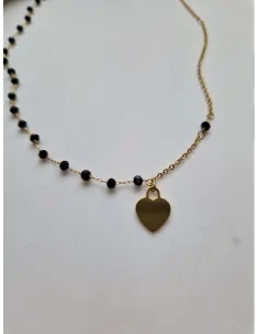 Naszyjnik STAL CHIRURGICZNA Kłódka Serce 2