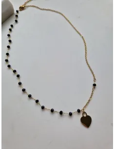 Naszyjnik STAL CHIRURGICZNA Kłódka Serce