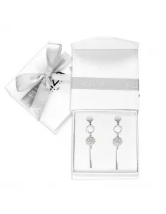 Srebrne Kolczyki Wiszące Blaszki 2