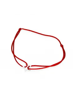 Srebrna Bransoletka Na Sznurku - Gwiazdka