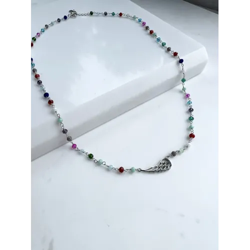 Srebrny Naszyjnik - Skrzydełko