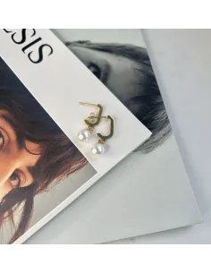 Kolczyki STAL CHIRURGICZNA - Perły