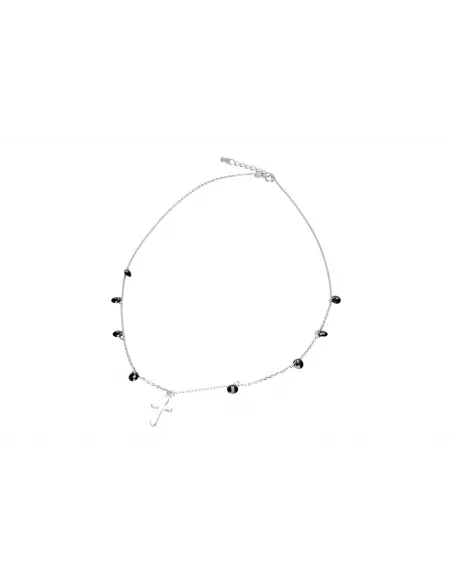 Srebrny naszyjnik - krzyżyk