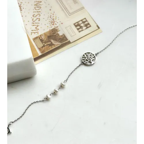 srebrna-bransoletka-perly-drzewko-szczescia