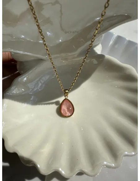 naszyjnik-stal-chirurgiczna-swarovski-lezka-rozowa