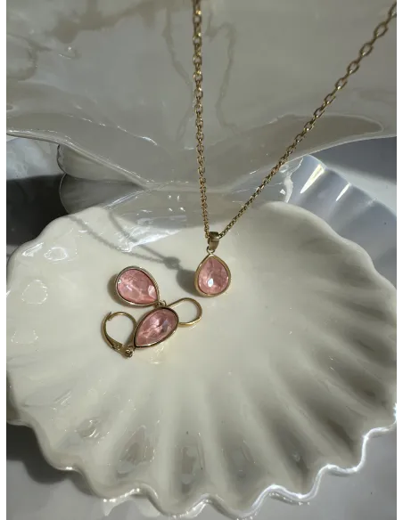 naszyjnik-stal-chirurgiczna-swarovski-lezka-rozowa