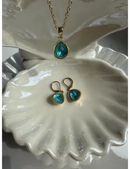 naszyjnik-stal-chirurgiczna-swarovski-lezka-turkusowa