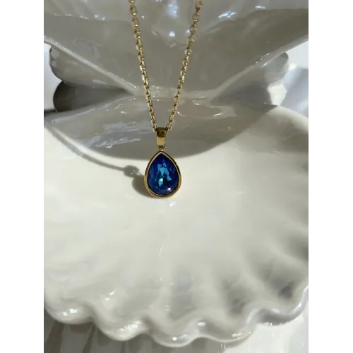 naszyjnik-stal-chirurgiczna-swarovski-lezka-niebieska
