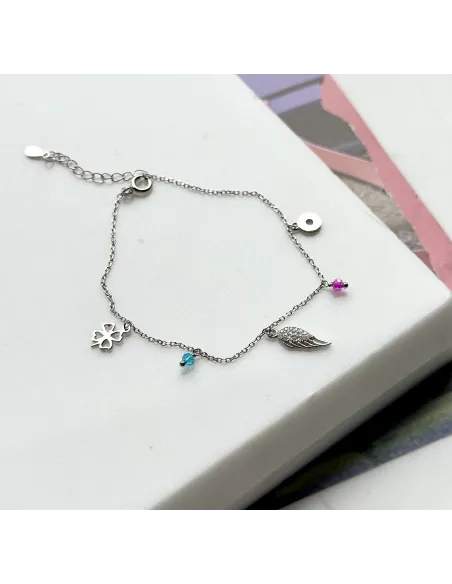 srebrna-bransoletka-wieloelementowa