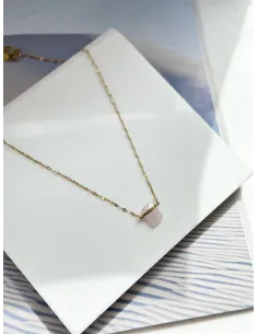 naszyjnik-stal-chirurgiczna-rozowy-mleczny-kamien 2